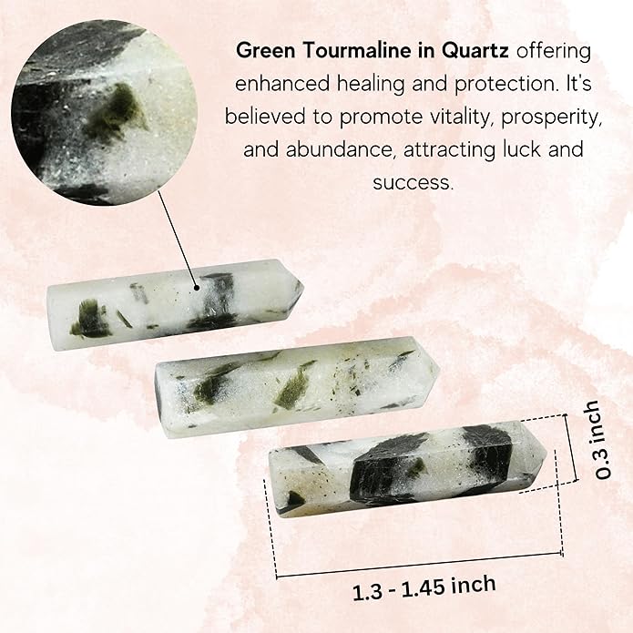Amazing Gemstone Crystal Points Bulk Healing Crystals & Stones - Premium Single Terminated Healing Wand Point Bulk Crystals for Crafts, Crystal Grid, DIY Work