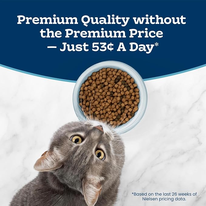 Blue Buffalo Tastefuls Salmon Adult Indoor Dry Cat Food, 15 lb | Salmon & Brown Rice Recipe, Antioxidant-Rich LifeSource Bits, No Corn, Wheat, or Soy