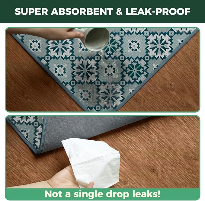 FXW Washable Pee Pads for Dogs, Super Absorbent, 35" Square, 2 Packs | Machine washable, Non-slip backing