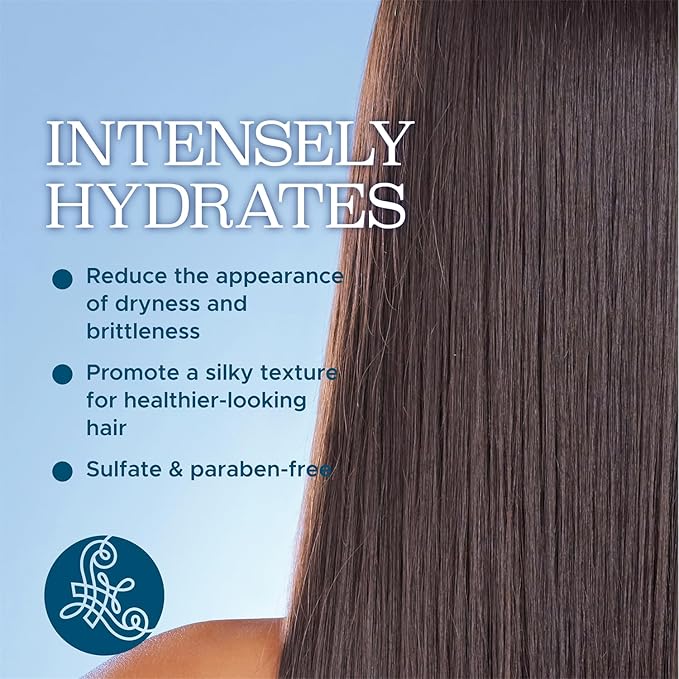 Luseta Hyaluronic Acid Moisturizing Hair Serum for Dry and Damaged Hair, Hair Oil Serum for Women Infused with Avocado Argan Oil and Shea Butter 3.38oz