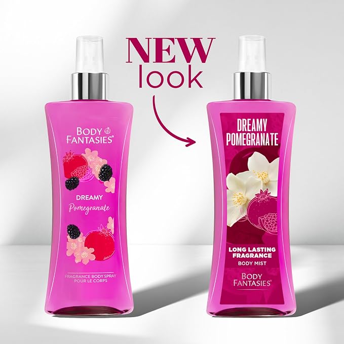 Body Fantasies Signature Fragrance Body Spray, Dreamy Pomegranate, 8 fl oz