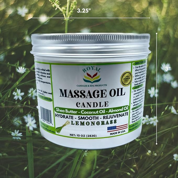 Massage Oil Candle (Lemongrass)