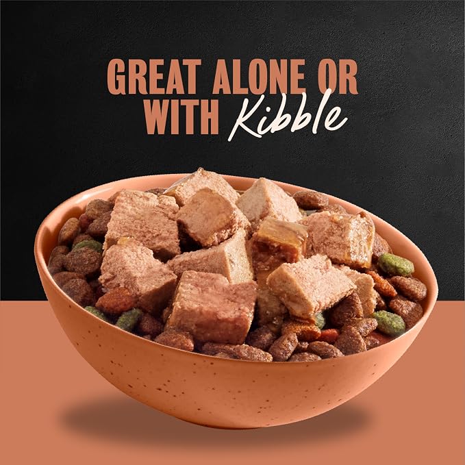 Cesar Classic Loaf in Sauce Wet Dog Food, Duck Recipe, 3.5 oz, 24 Count | Made in USA, Real duck #1 ingredient, no fillers/added sugar/artificial flavors, use as meal or topper, easy peel trays