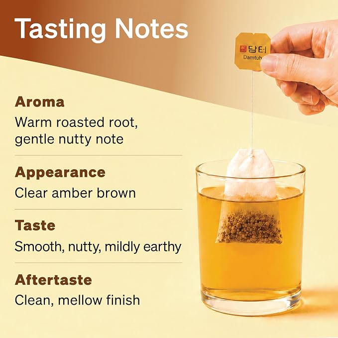 Damtuh Solomon’s Seal Tea – Roasted Herbal Tea, Smooth & Caffeine-Free, 40 Tea Bags (1.5g each)