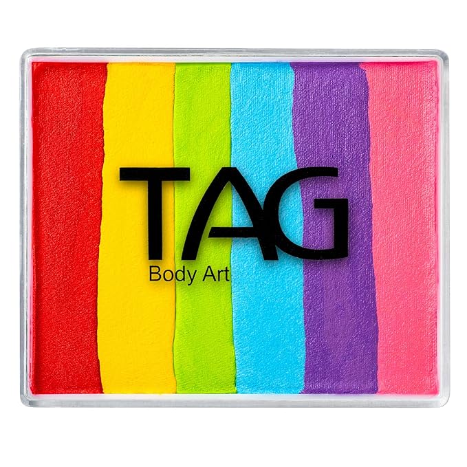 TAG Face and Body Paint - Split Cake 50g (Regular Rainbow)