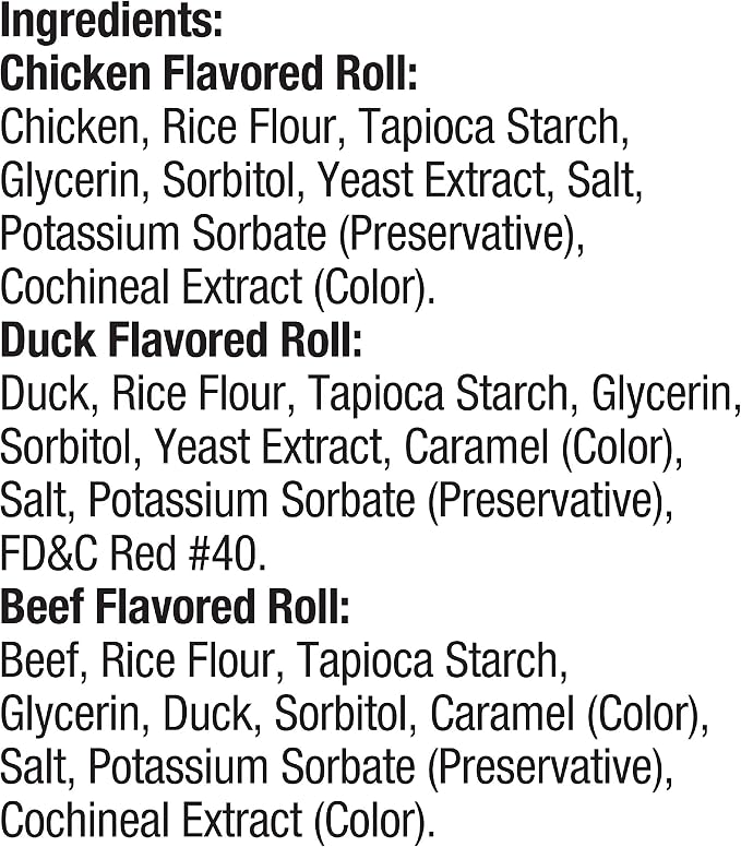 Good'n'Fun Good'n'Tasty Gourmet Dog Treats | Premium Chicken, Duck or Beef, Real Protein is the #1 Ingredient, No Artificial Flavors or Colors Added, For Adult Dogs