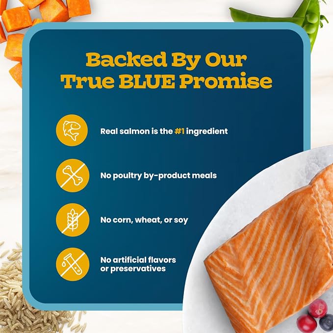 Blue Buffalo Tastefuls Irresistible Gravy Experience Adult Indoor Cat Dry Food, Salmon & Brown Rice Recipe, 7-lb. Bag (Pack of 4)