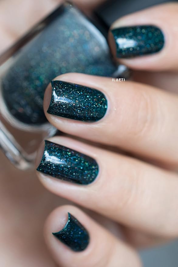ILNP Mountain View - Forest Green Holographic Nail Polish