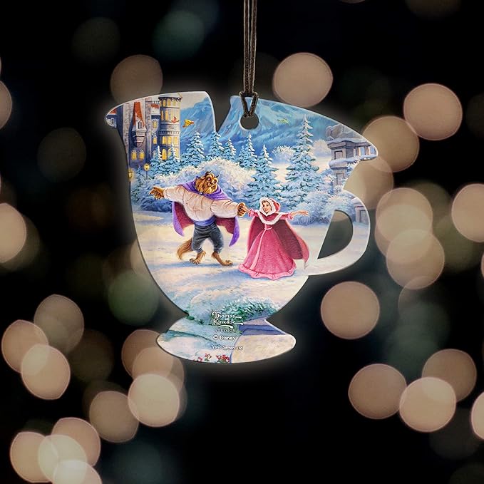Disney – Beauty and The Beast Winter Enchantment – Chip Potts Teacup Shaped Hanging Acrylic Print Accessory –Perfect for Gifting or Collecting ACPTEACUP566
