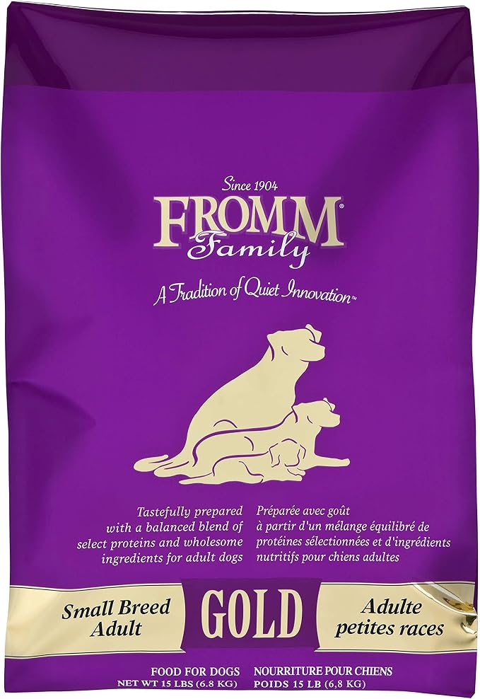 Fromm Small Breed Adult Gold Premium Dry Dog Food - Chicken Recipe - 15 lb