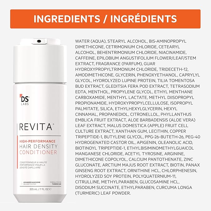 DS Labs Revita Conditioner Refill Pouch, 500 mL – Scalp Refreshing Hydration for Fuller Looking, Weightless Hydration, Caffeine, Turmeric, Sulfate & Silicone Free, Color Safe, For Men & Women