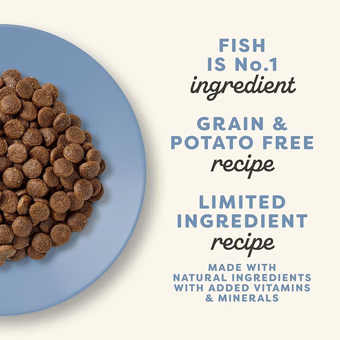 Applaws Complete Whitefish Grain Free Dry Cat Food 4 lb Bag | High Quality Protein, Complete & Balanced, Omega-3 Fatty Acids for Healthy Skin & Coat, Added Vitamins & Minerals