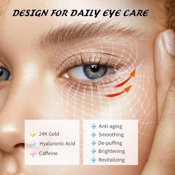 Under Eye Patches (24 Pairs), 3 Colors Eye Masks Gift Set for Dark Circles Puffy Eyes, Undereye Bags and Wrinkles, Bachelorette Party Favors, Skin Care Set Gifts for Women