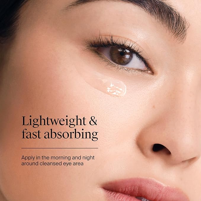 Neutrogena Collagen Bank Reviving Eye Cream, Under Eye Cream, Helps Preserve Collagen, Visibly Improves Dark Circles, Puffiness, Fine Lines, Texture, Fragrance Free, with Peptides 0.5 oz