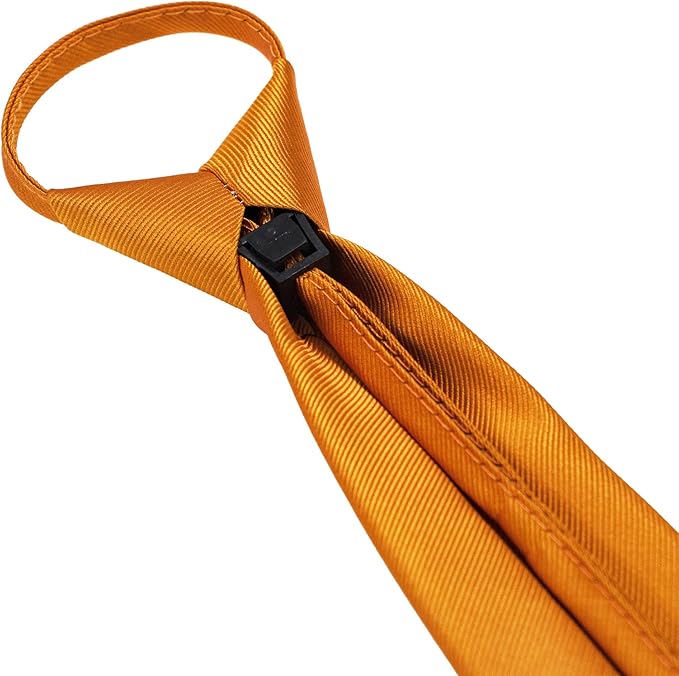 JEMYGINS 3.15“Solid Color Pre-tied Adjustable Necktie for Business and Wedding