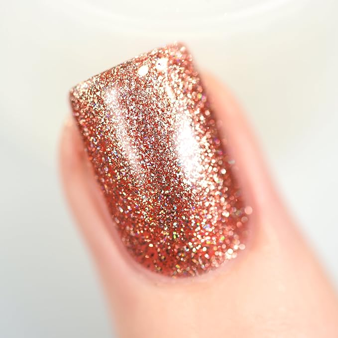 ILNP Copper Top - Copper Holographic Metallic Nail Polish