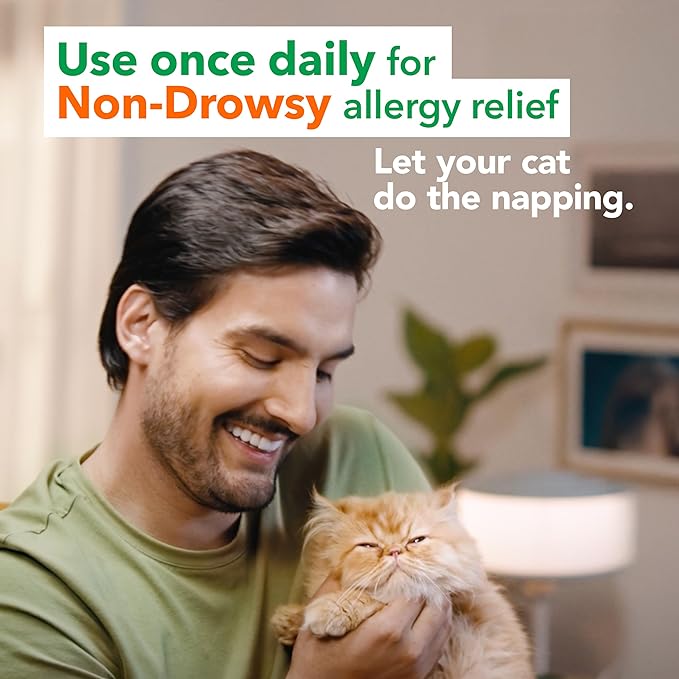 Flonase Allergy Relief Nasal Spray, 24-Hour Non-Drowsy Multi-Symptom Relief – 144 Sprays (Pack of 2) plus Bonus Pack of Tissues
