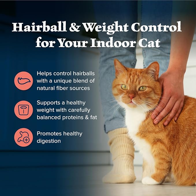 Blue Buffalo Wilderness Indoor Hairball & Weight Control Dry Cat Food, 5 lb | High Protein, Real Chicken #1 Ingredient, Supports a Healthy Weight in Adult Cats, Promotes Healthy Digestion