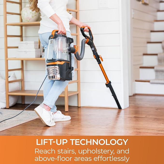 Kenmore Featherlite Lift-Up Bagless Upright Vacuum | 2-Motor Power Suction, Lightweight Carpet Cleaner with HEPA Filter, 2 Cleaning Tools for Pet Hair, Hard Floor - DU4080