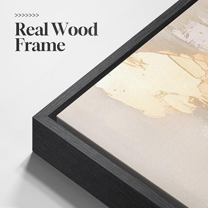 Framed Modern Luxury Brown Gold Abstract Wall Art for Living Room, 24x36 In | 2 Piece, Canvas prints, Brown gold paintings, Wood framed, Elegant luxury pictures, Dining room bedroom wall decor