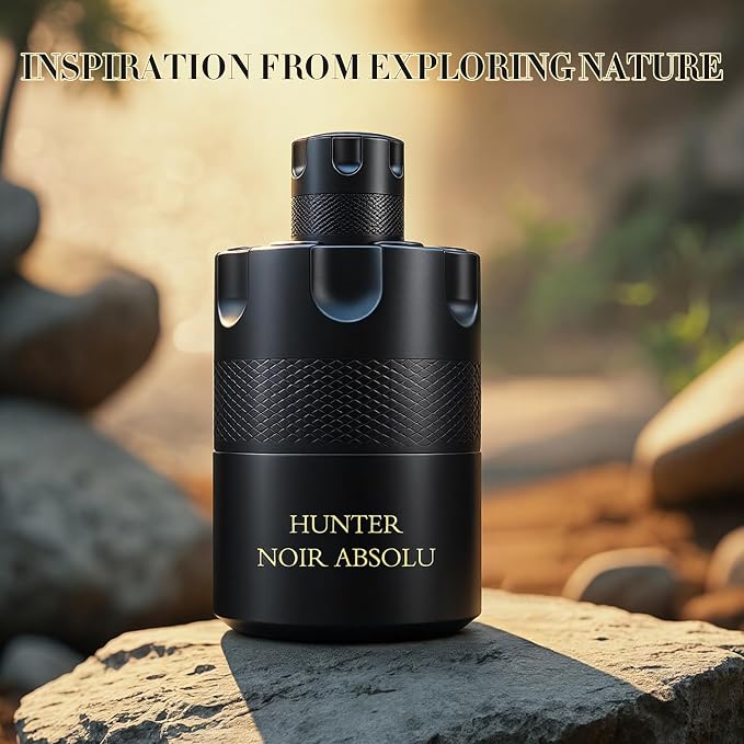 A CENTER Men's Fragrance Collection 4pcs 3.4 Fl Oz Set IncludeHunter Noir, Hunter Platina, Azura Noir Intense&Azura Scents Eau de Toilette Gift