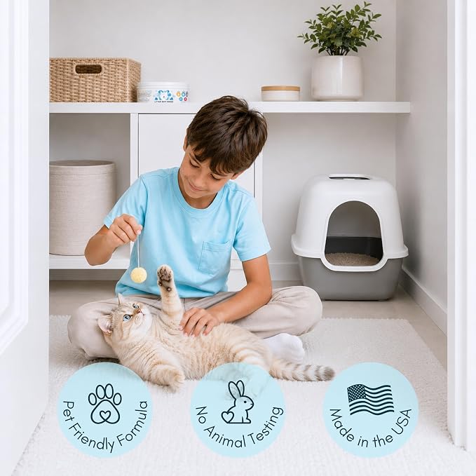 Litter Box Magic Cat Litter Deodorizer Gel, Fresh Scent, 16 Oz, Pack of 1 | Odor-Absorbing Gel Jar Neutralizes Cat Litter Box Odors with a Fresh Scent. Multi-Cat Smell Eliminator. Non-Toxic.