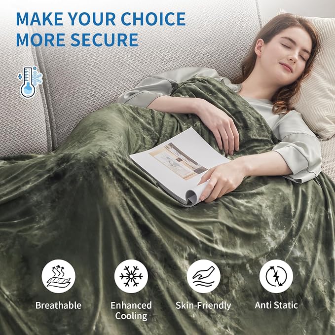 Guohaoi Cooling Blanket for Hot Sleepers and Night Sweats 90"x108" King | Arc-Chill Q-Max >0.5 Cool Fiber,100% Oeko-Tex Certified Lightweight Summer Blanket for Travel/Outdoor Ultra Cold Breathable