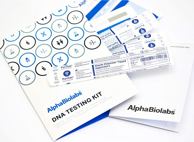 AlphaBiolabs Twin DNA Testing Kit - Fast Results