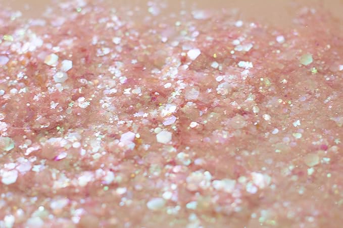 KARIZMA Iridescent Glitter. 10g Chunky Face, Hair, Eye and Body for Women. Rave, Festival Accessories, Cosmetic Makeup. Loose Glitter Set