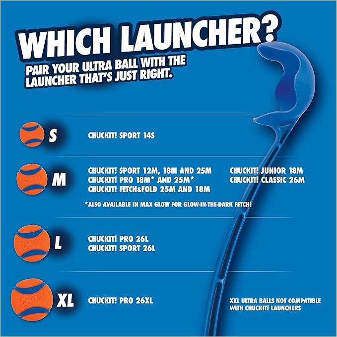 Chuckit! Classic 26M Dog Ball Launcher, 26in, Includes Medium 2.5in Ball