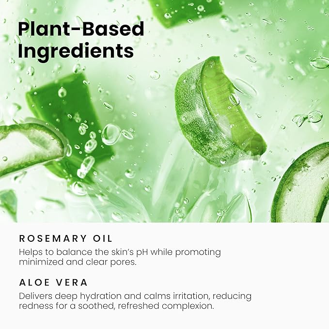Glycolic Acid Toner for Face - 8% Facial Toning Solution - Hydrating, Anti-Aging, Exfoliates Skin with AHA, Aloe Vera, & Rosemary Extract for Women & Men - 8 Fl Oz (Pack of 2)