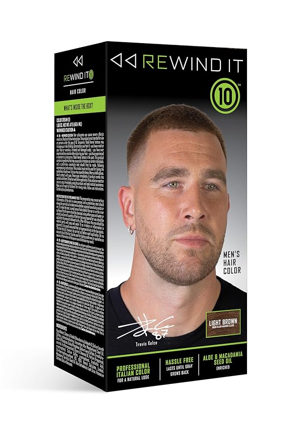 REWIND IT 10 Light Brown Men's Hair Color
