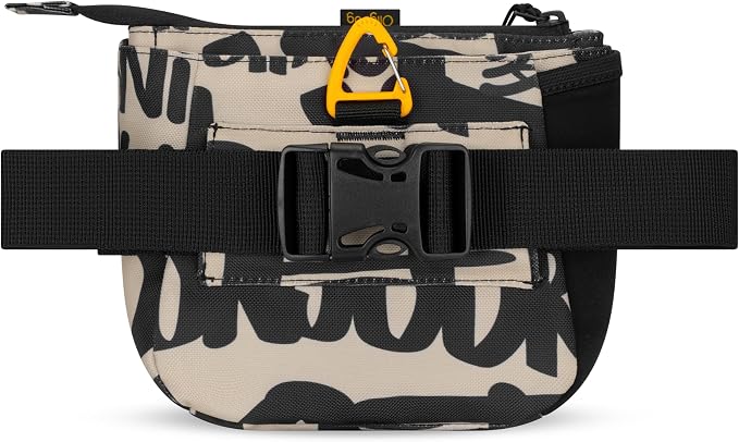 OllyDog Backcountry Day Bag | Dog Training Treat Pouch | Eco-Friendly Recycled Fabric Fanny Pack with Zipper Closure, Built-in Poop Bag Dispenser & Adjustable Waist Belt (Ciao)