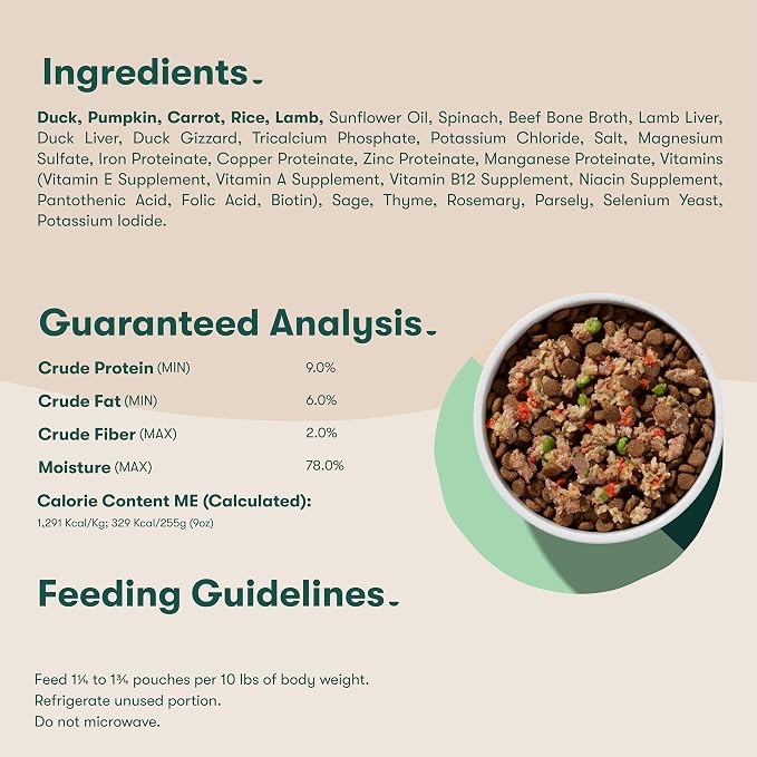 Jinx Premium Grain-Free Dry Dog Food, for All Lifestages - Grass-Fed Lamb, Sweet Potato & Carrot Dog Food with Superfoods for Immune Support & Probiotics for Digestive Support - No Fillers - 4lb