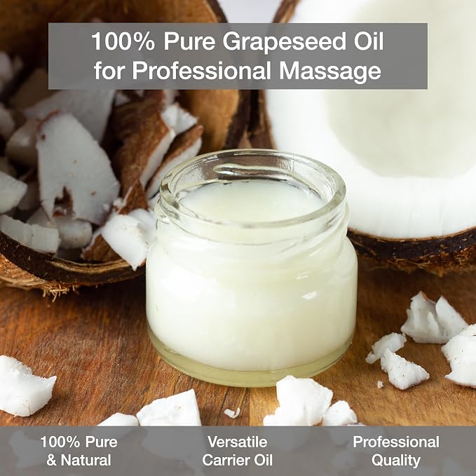 Bon Vital' Rice Bran Oil, 100% Pure and Cold Pressed Carrier Oils for Diffusers, Professional Massage Oil, Best Beauty Secret for Soft & Smooth Skin, Moisturizer, 1 Gallon Bottle