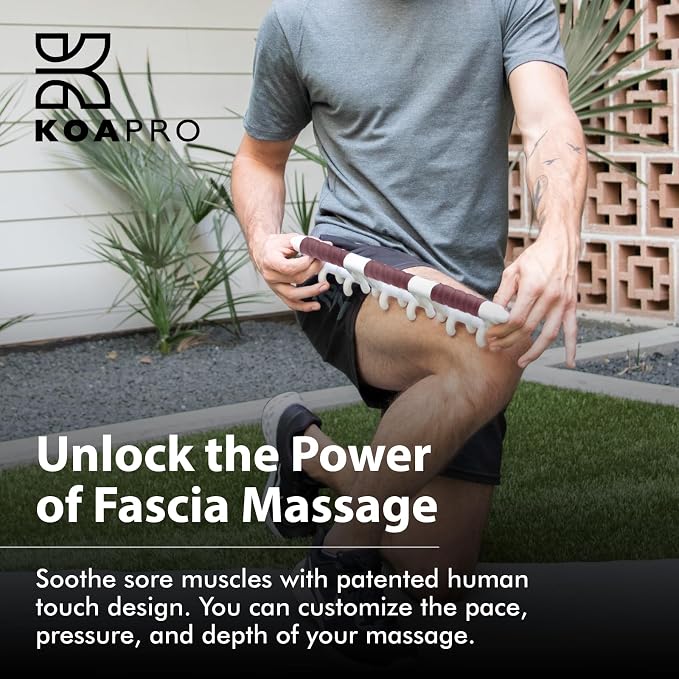KOA KOAPRO Fascia Tool for Cellulite Area - Trigger Point Massage Tool for Deep Tissue, Full Body Massage, Back and Neck Massager, Muscle Massager for Legs, Fascia Massage Tool