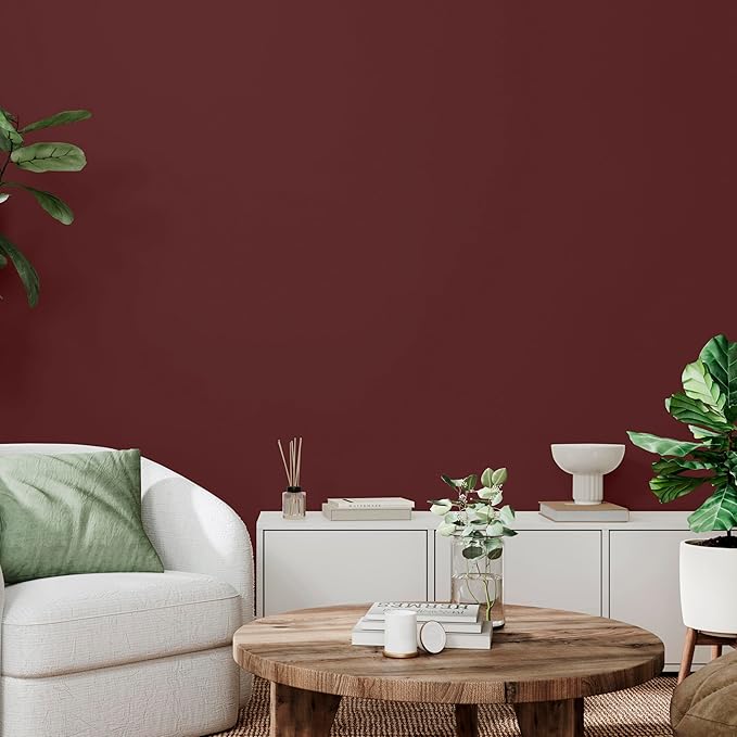Rust-Oleum Color Spark Interior Paint and Primer in One, Matte, Chocolate Cherry, 1 Gallon