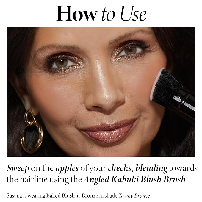 LAURA GELLER NEW YORK Baked Blush-n-Bronze Marbleized 2-in-1 Sculpting Bronzer Blush - Earthy Bronze - Contour Face with a Radiant Flush