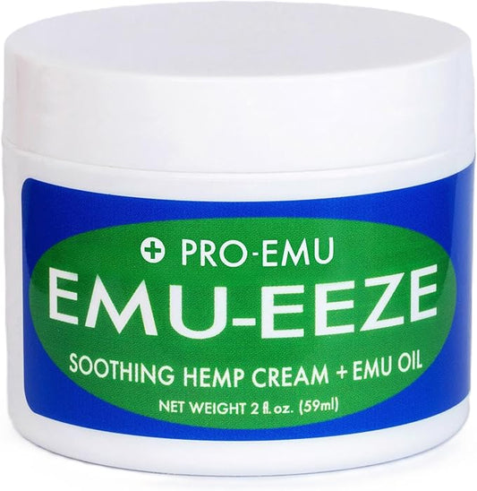 EMU-EEZE - Hemp Cream + Emu Oil - Soothing Cream with Arnica and Rosemary
