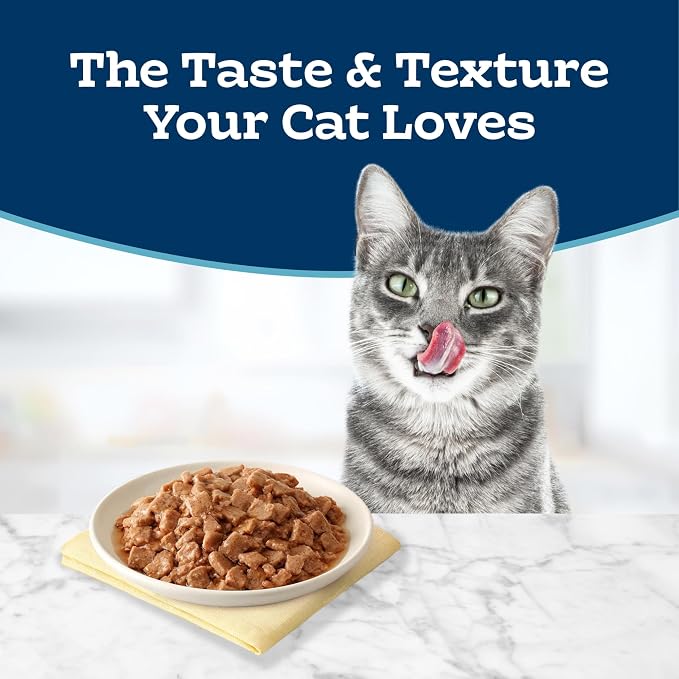 Blue Buffalo Tastefuls Tuna Flaked Wet Cat Food, 3 oz, 24 ct | Real Tuna First, Entrée in Gravy, No Chicken By-Product, Corn, Wheat, or Soy