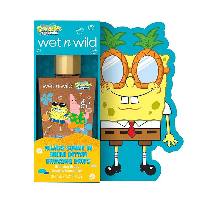 wet n wild Spongebob Bronzing Drops - Always Sunny In Bikini Bottom