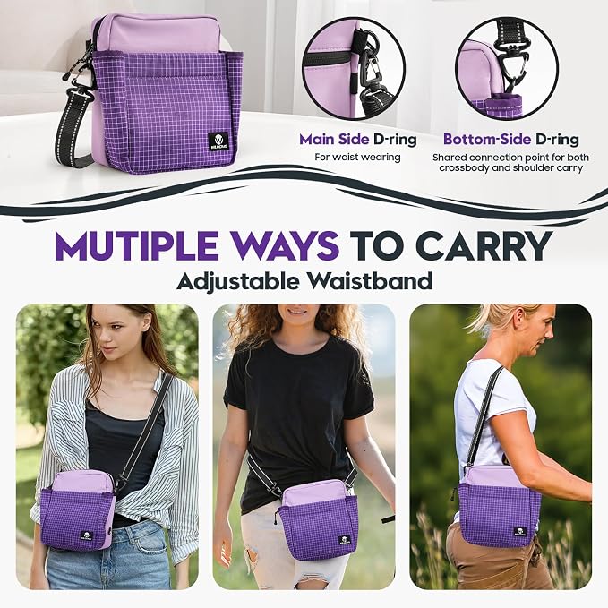 Dog Treat Pouch for Training, Magnetic Dog Walking Bag and Fanny Pack