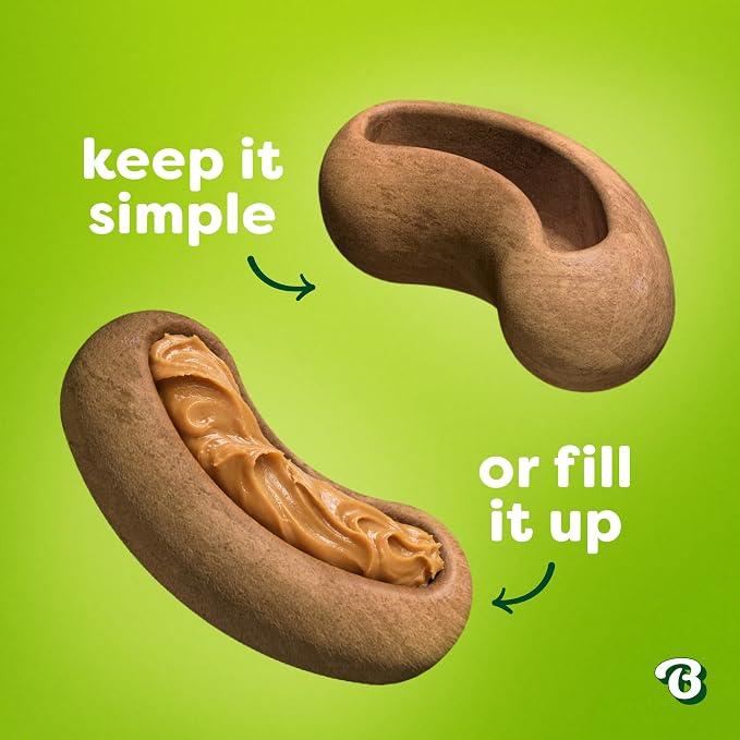 Benebone Tongue Twister & Peanut Butter Treat Pod Refill 2 Pack, Dog Treats, 9 Count