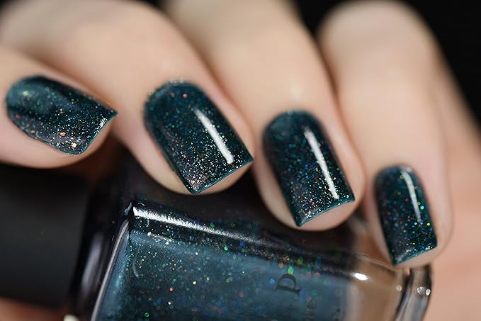 ILNP Mountain View - Forest Green Holographic Nail Polish