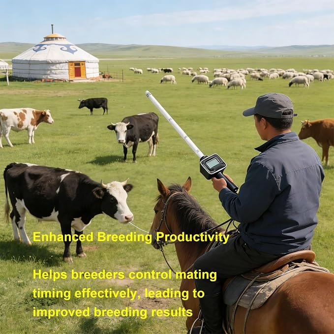 Canine Breeder Tester for Cats Pigs Livestock, Efficiency Portable Dogs Breeding Pregnancy Test Machine