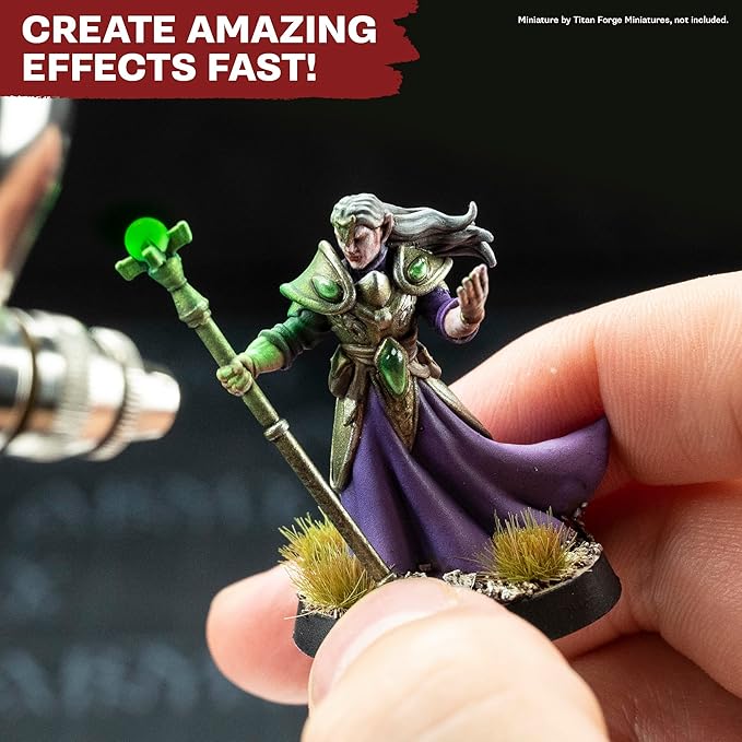 The Army Painter, Airbrush Primary Bundle Greyscale, 2 Colour Air Triads with 6 x 18 ml Pre-thinned Acrylic Spray Gun Paints - Paint Sprayer paint for D&D & Warhammer Miniatures