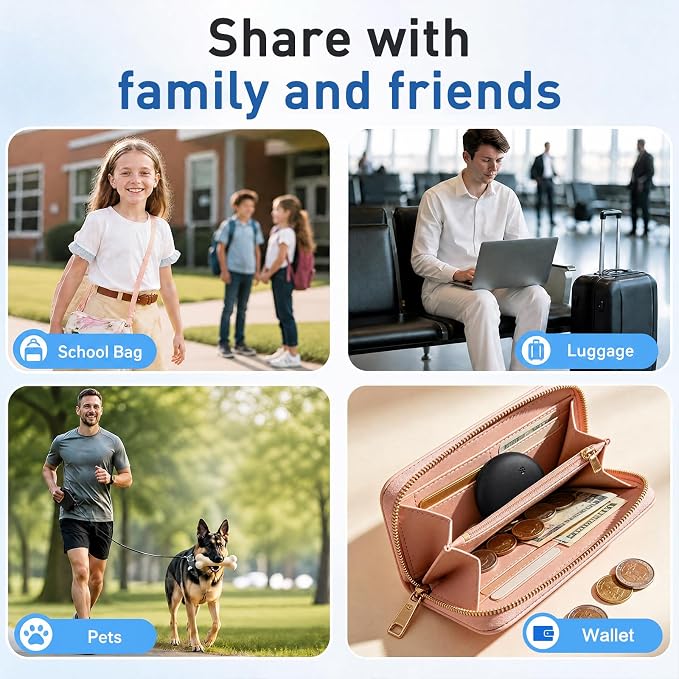 iTagpro GPS Tracker. Bluetooth Locator - Lightweight and Waterproof, Compatible with iOS and Android. Suitable for Locating Keys, Wallets, Pets, Travel, Children, and The Elderly.