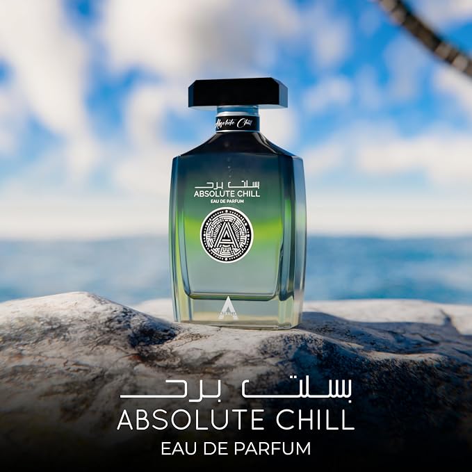 Atralia Absolute Chill 100ml EDP – Citrus Mint Perfume for Men & Women | Green Lemon, Mint, Orange, Blackcurrant | Summer Fresh Long-Lasting Fragrance