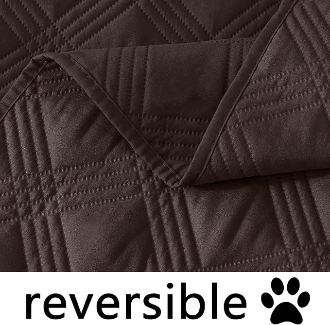 Waterproof Reversible Dog Blanket, Soft Couch Cover for Dogs Washable | Dual-Sided Waterproof Pet Bed Blanket, Resist Stains Spills & Pet Hair, Practical Furniture Protector For Pets, Size 68"x82"