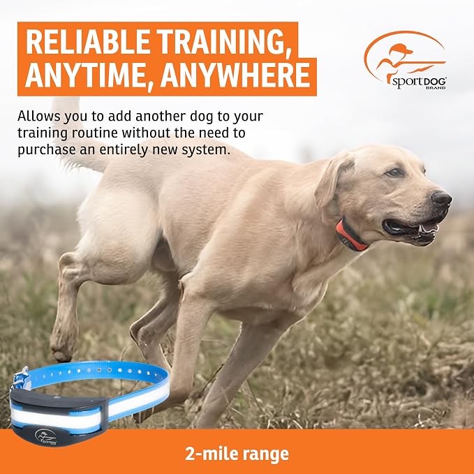 SportDOG HoundHunter 3225 Add-A-Dog Collar, 2-Mile Range, 7 Static Levels